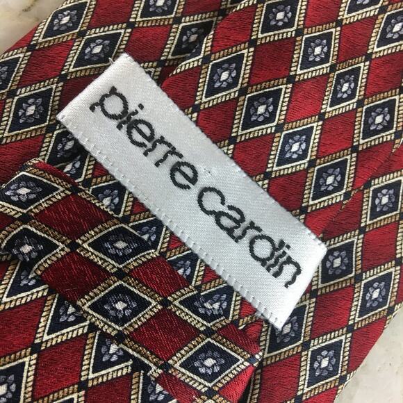 PIERRE CARDIN SILK TIE - Picture 4 of 13